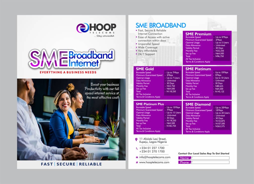 Reliable Internet For Small Medium Enterprises (SMEs)